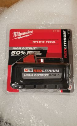 M18 HIGH OUTPUT XC8.0 18V 8Ah Lithium Battery 48-11-1880 REDLITHIUM