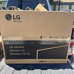 LG Computer 24” Monitors 10 Available 