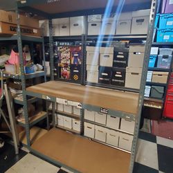 High Strength Three Tier Boltless Shelf Unit