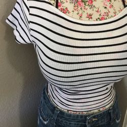 Forever 21 crop top and bikini top