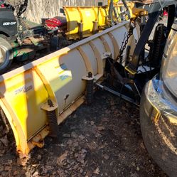 Snow plow set ups