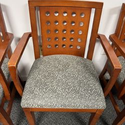 Wooden Arm Dining Chair