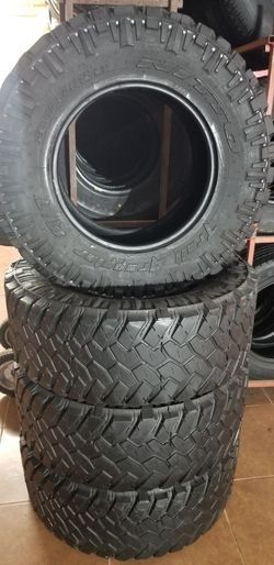 Set of 4 Nitto Trail Grappler M/T 35x12.50R18  