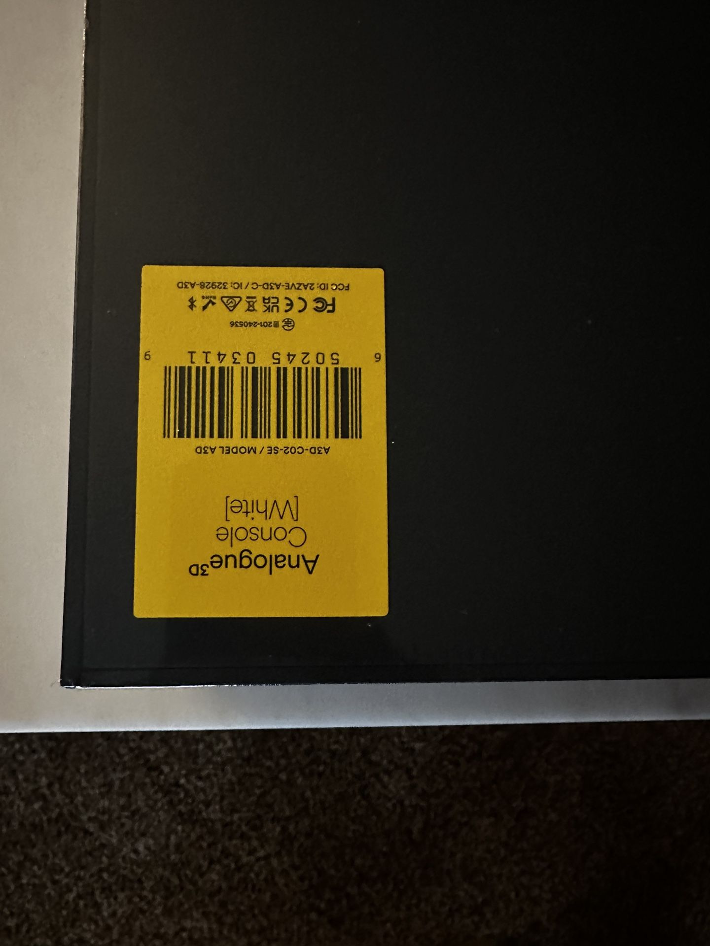 White Analogue N64 New Sealed