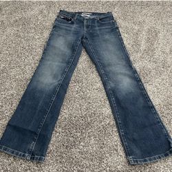 Vintage Y2K Tommy Hilfiger Jeans Low Rise Boot Flare Size 4 