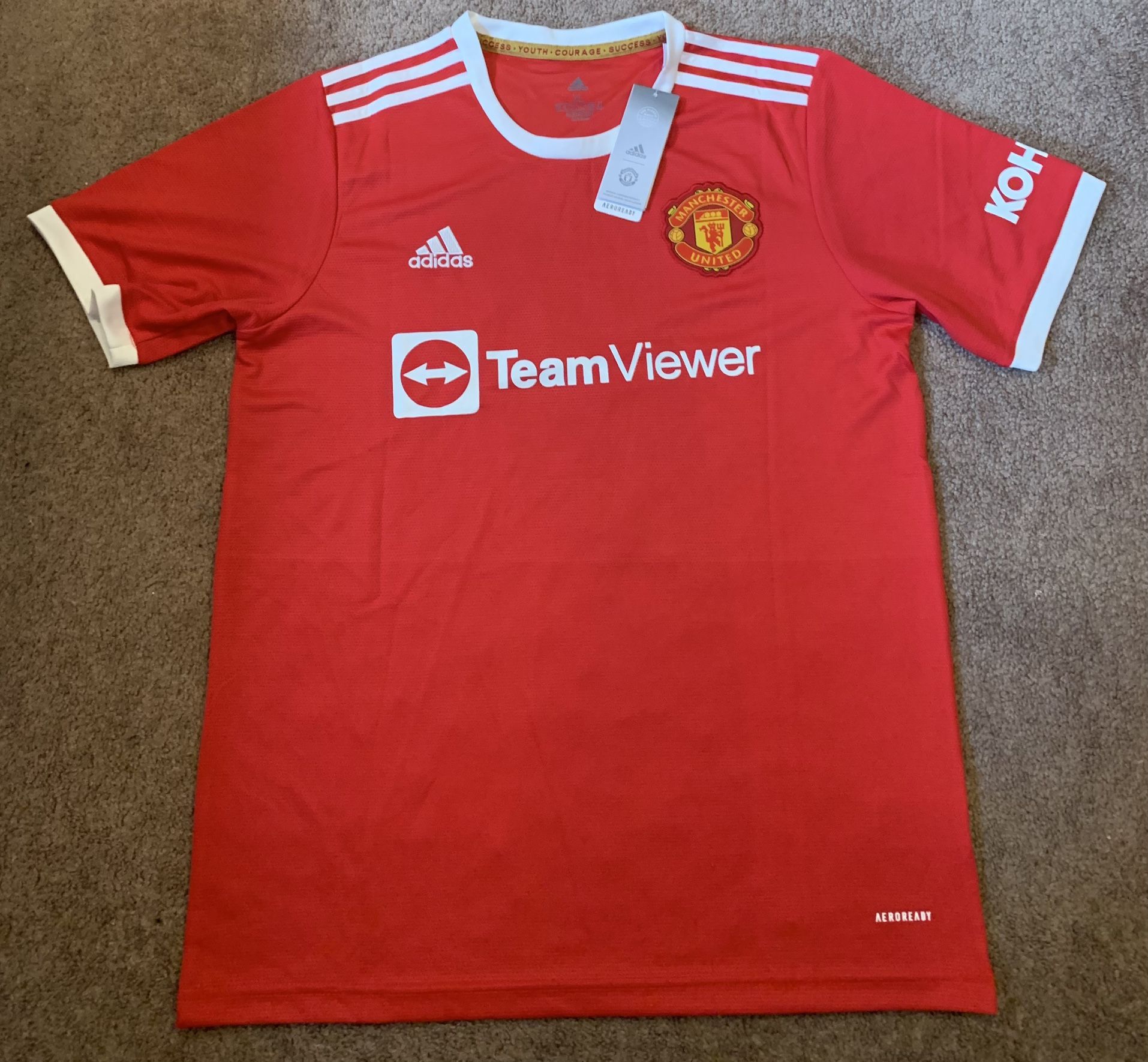 2022 Adidas Manchester United Soccer Jersey Cristiano...