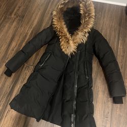 Mackage KAY Down coat with natural fur Signature Mackage Collar Size S