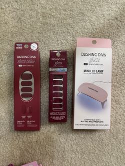Dashing Diva Glaze Gloss Ultra Shine LED Lamp Semi Cured Gel Nails Anko