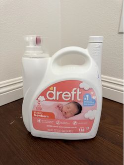 Dreft Baby Liquid Laundry Detergent, Gentle on Sensitive Skin Laundry Soap, 150 fl oz, 114 Loads
