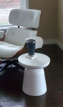 West Elm Martini Side Table, White