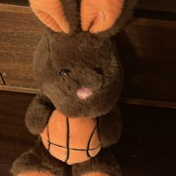 Easter Basketball Bunny Plush