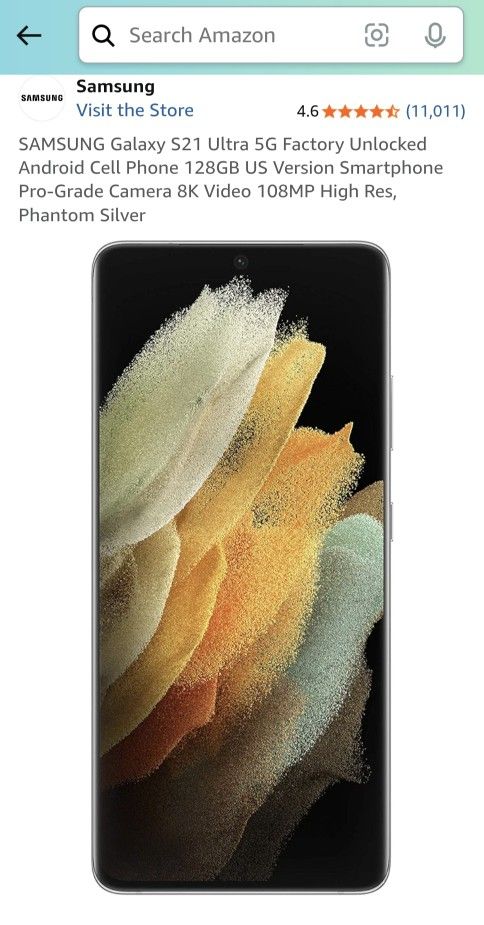 SAMSUNG Galaxy S21 Ultra 5G