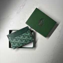 Goyard Card Holder Green 1:1 Rep