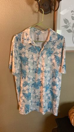 Hurley Floral Polo Shirt size M