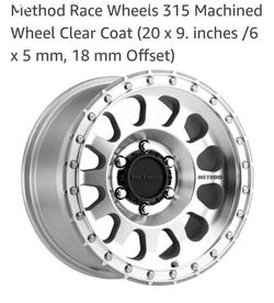 (Set of 4) 20 inch rims