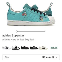 ADIDAS SUPERSTAR ARIZONA SNEAKERS SHOES SIZE 11 1/2