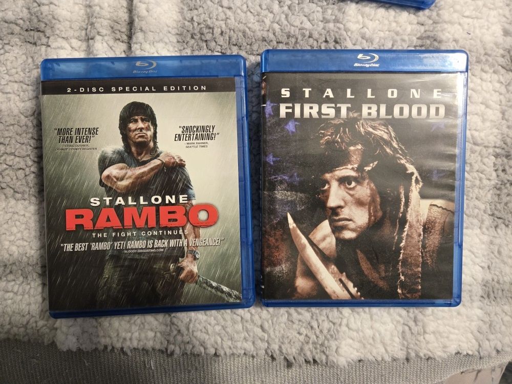 Rambo Movies 1 and 4
