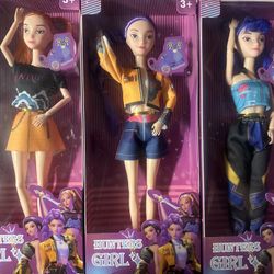 K Pop Demon Hunter Dolls Set Of 3 