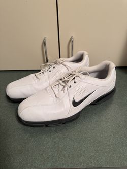 Nike Durasport III 3 Soft Spike Golf Shoes Men’s Size 13 White Black 628527-101