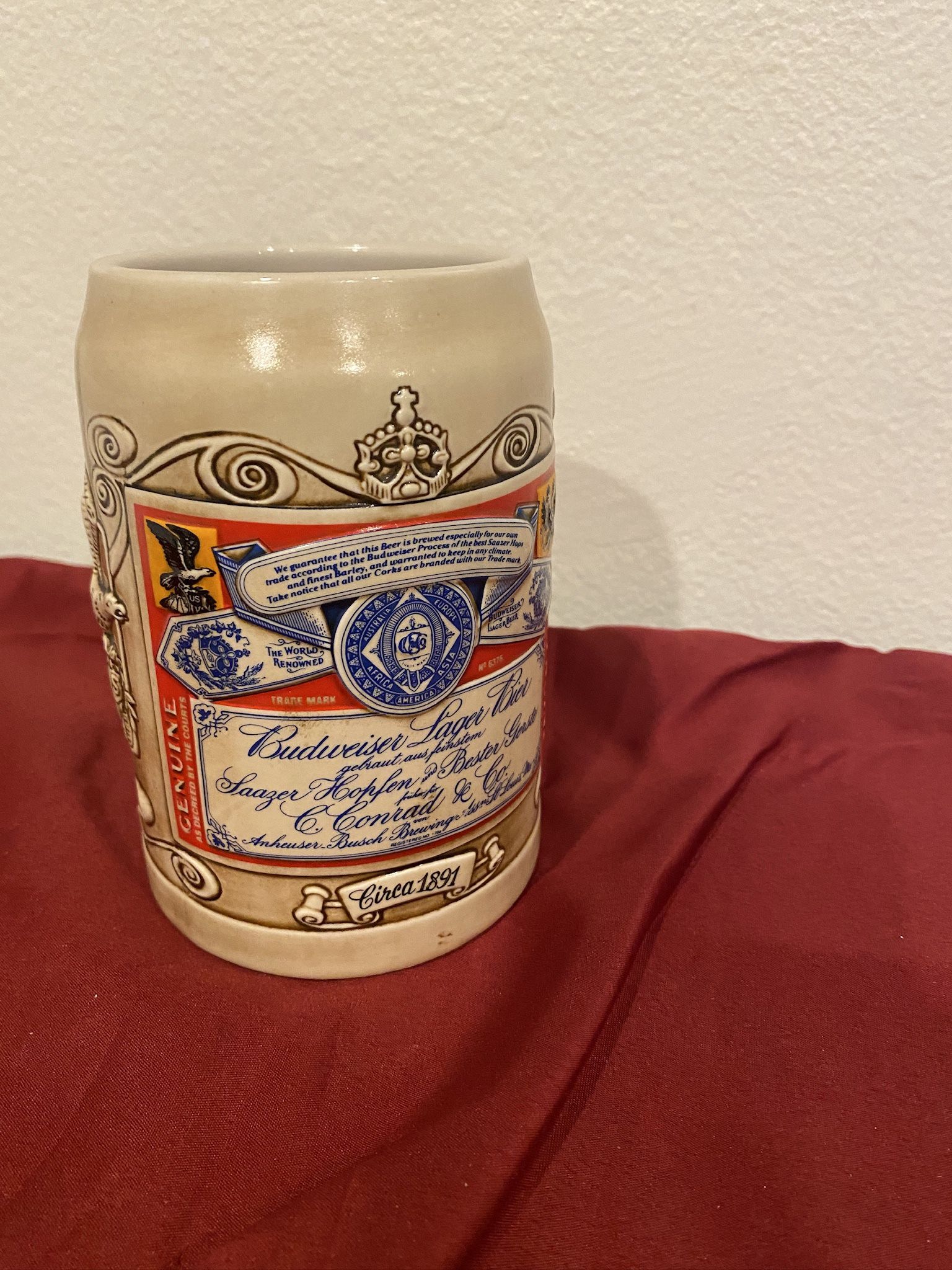 Budweiser Beer mug