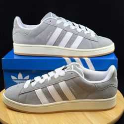 Men's Adidas Originals Campus 00s Shoes - Grey White - Size 10, 11.5, 13