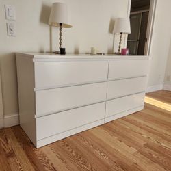 Ikea White Dresser Assembled Brand New