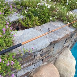 Custom Wrapped 8'6" Saltwater Fishing Rod in XLNT Shape most likely SEEKER or CALSTAR 