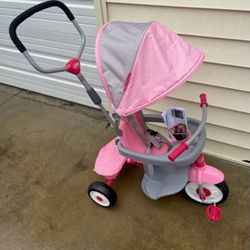 New, Price Firm, Radio Flyer, 4-in-1 Stroll 'n Trike, Grows with Child, Pink