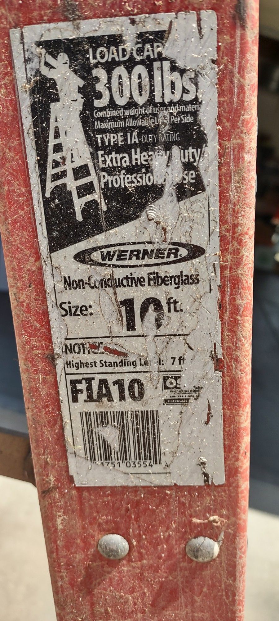 Werner FIA10 Ladder