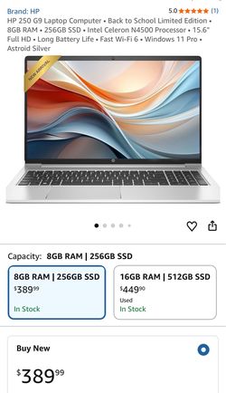MINT CONDITION HP 250 G9 15.6” laptop