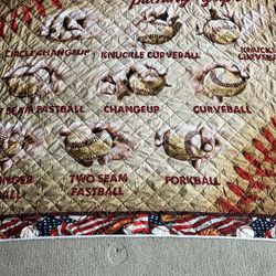 Baseball Themed Blanket