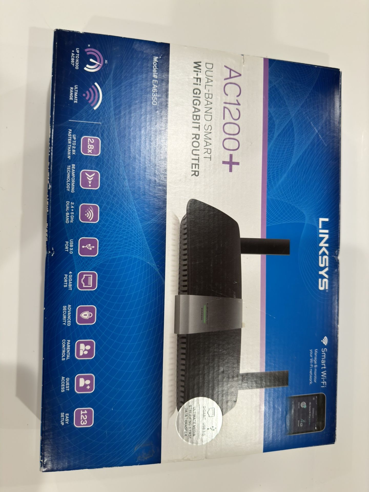 Linksys Ac1200 Dual Band Smart WiFi Router
