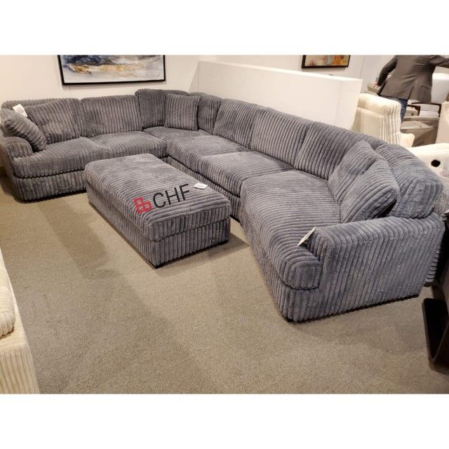 Corduroy Living Room Sectional Couch - June Sale !