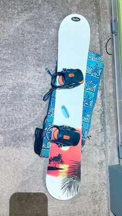 vintage 1998 Burton Custom "Sunset" snowboard