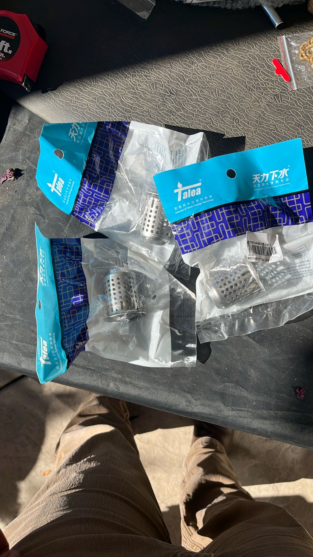 Removable Sink, Drain Food Catchers