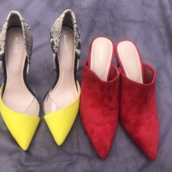Aldo 6.5 Woman’s Heels, $15 Both