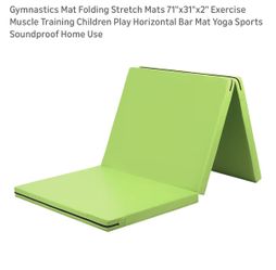 KaRaDaStyle Mats for Gymnastics, Tumbling, Exercise, Yoga, Stretching 71"X31"X2"