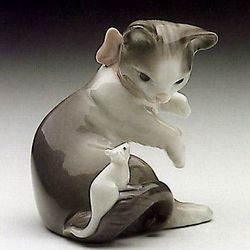 Lladro Cat & Mouse #0005236