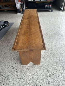Hand crafted benches (2)