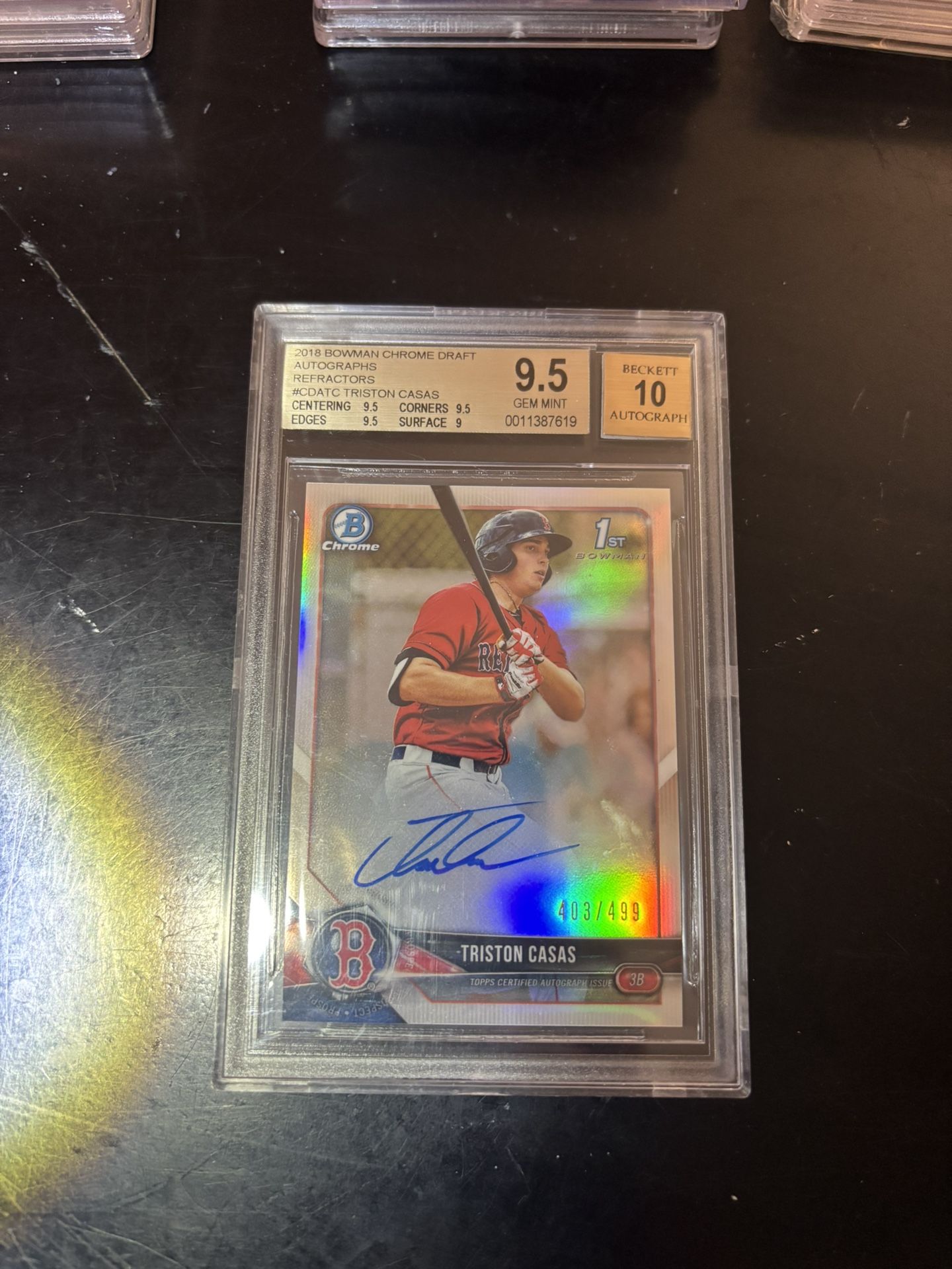 2018 Bowman Chrome Triston Casas Auto