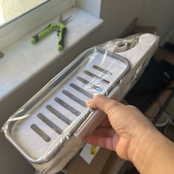 Shower Shelf, Rotating Corner Shelf, 180°Rotating Waterproof Wall Mount Shelf for Soap, Shampoo and Bathroom Essentials