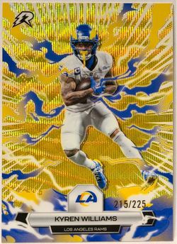 Kyren Williams • 2025 Topps Resurgence • Yellow Surge Refractor • #215/225