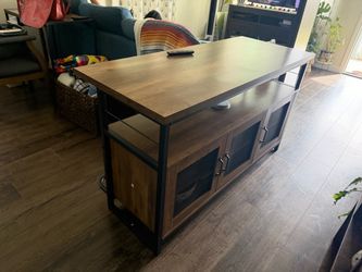 Dinning table with bench and storage