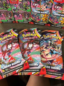 Pokemon mega evolution booster pack/booster blisters chaos rising