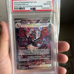 Charizard EX Paldean Fates PSA 10