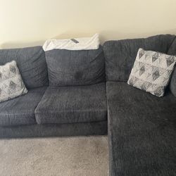 Dark Grey Sectional 