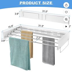 NEW- drying rack wall mounted