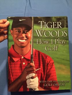 tiger woods book hard cover