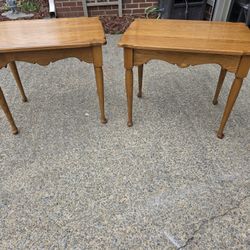 Amish Furniture 2 End Tables