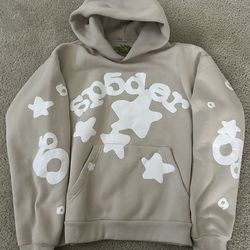 Sp5der Beluga Hoodie Beige (1o1